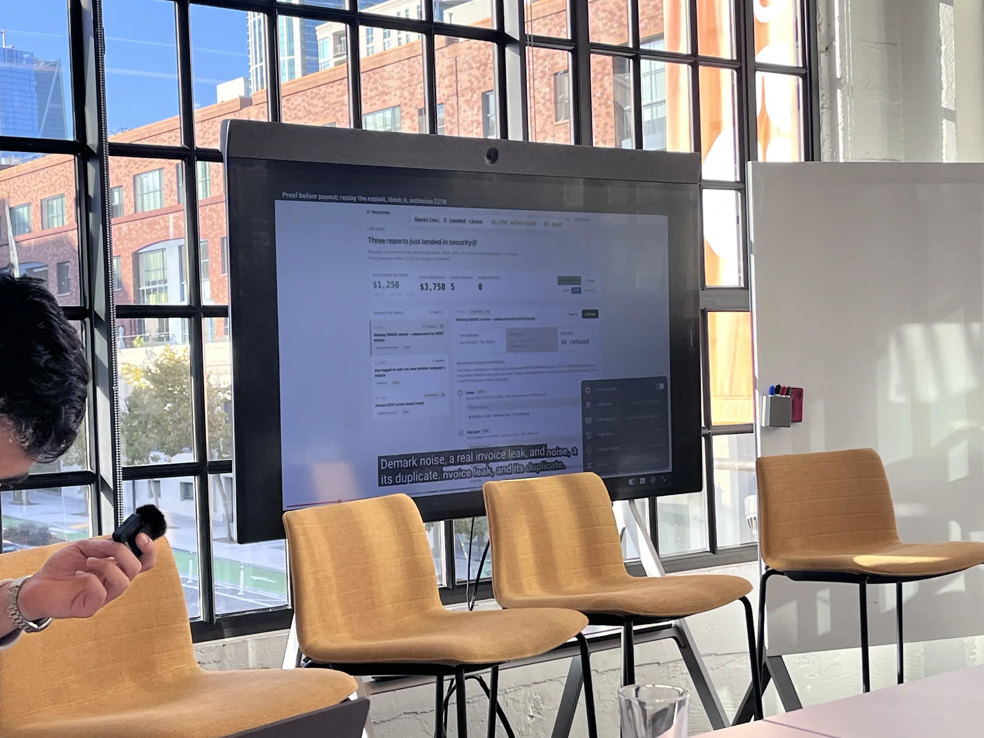 The Bountyloop demo on screen